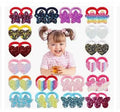 10pcs/Set Custom Pack Star Heart Butterfly Cute Kids Ponytail Holders Hair Accessories Sequin Hair Scrunchies Glitter Hair Ties