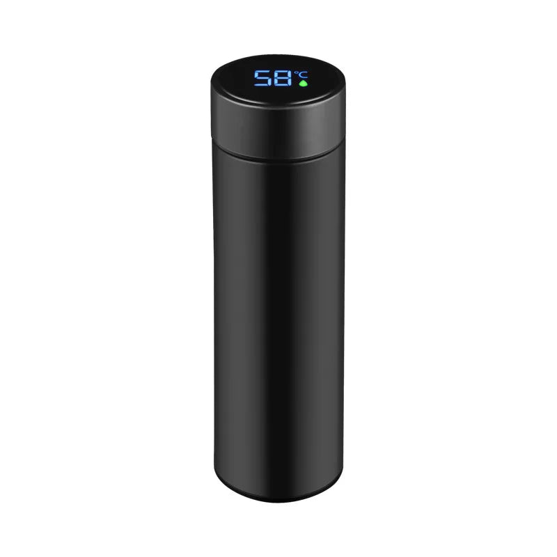 500ML Double Wall Stainless Steel Insulated Smart Water Bottle with Temperature Display