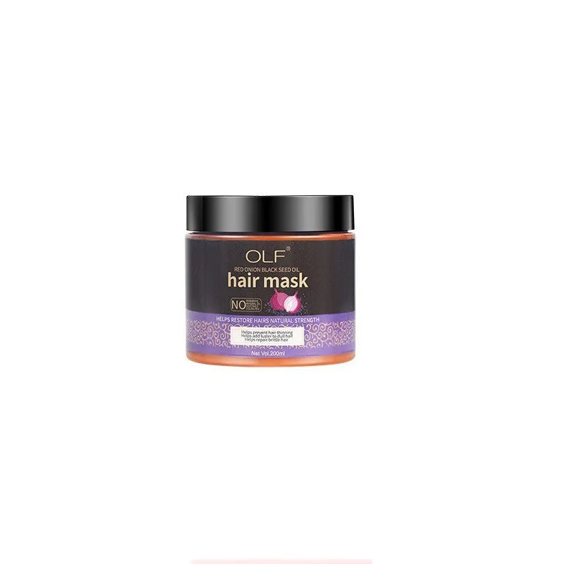 Succsion Wholesale Organic Red Onion Seed Cream Deep Conditioner Smoothing Nourishing Professional Hair Mask 200ml