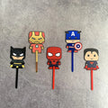 Elegant Design 0-9 Numbers Festival Decoration Cartoon Spiderman Cake Topper Feliz Cumpleanos Acrylic Rainbow Cake Topper