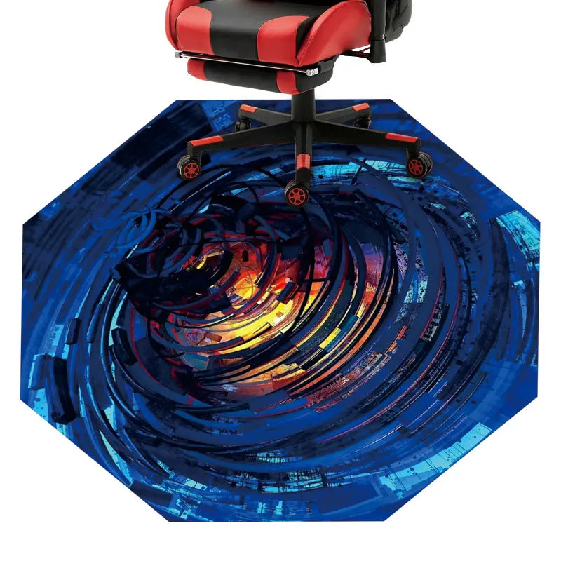 E-sport Gaming Chair Floor Mat Custom Design Pattern or RGB Gaming Chair Mat with Lights