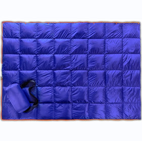Woqi Factory Delivery Down Blanket Nylon Waterproof Puffy Outdoor Camping Down Filling Blanket