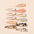 Mi Dairy Fashion Custom Print High Quality Acrylic Hair Clips for Girls Women Decoration Bangs Hairpins 223564