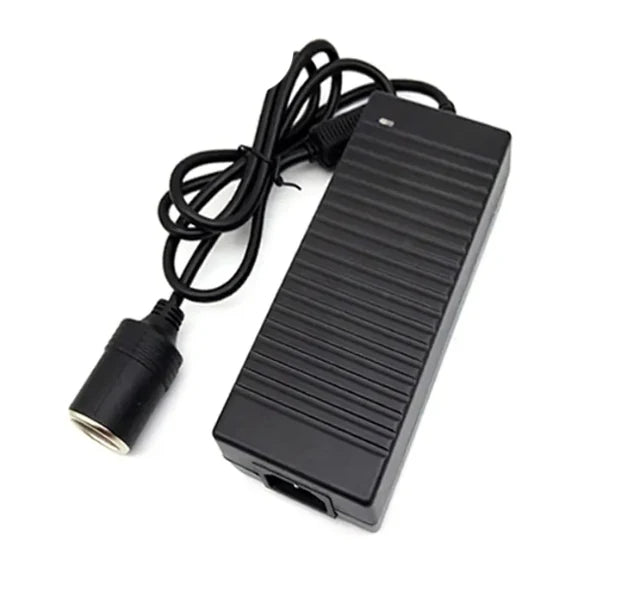AC to DC Converter 110-220V to 12V Cigarette Lighter Socket Wall Plug 10A 120W Power Adapter Charger All Parts Produced in China