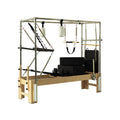 3 in 1 Studio Pilates Reformer Full Trapeze Maple Wood Pilates Cadillac Reformer