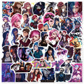 50Pcs LOL Arcane RiotGames Decorative Stickers for Girl Kids Suitcase Laptop Bike Guitar Scrapbook Skateboard Vinyl PVC Decals