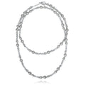 Fashion Premium Stacking Long Sweater Chain Gray Full Star Pearl Necklace Women Jewelry Customized