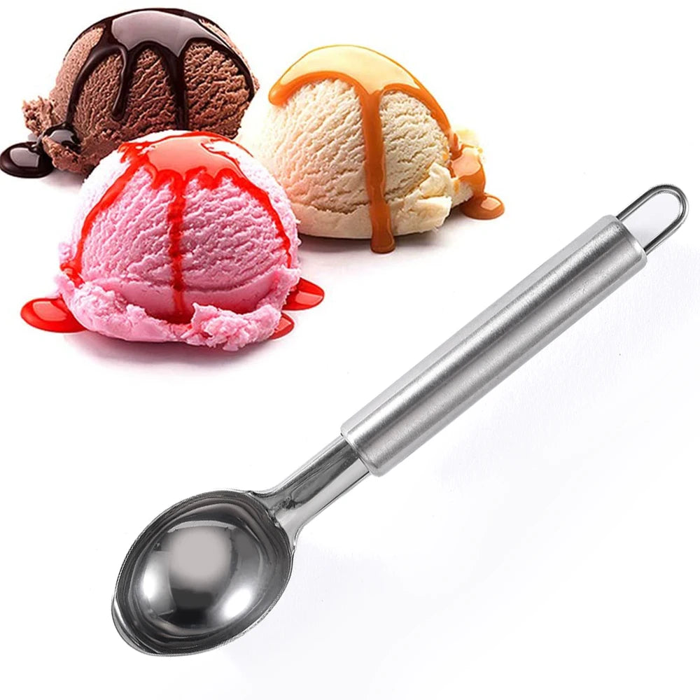 Hot Sale 2025 Ice Cream Scoop High Quality Yogurt Spoon Stainless Steel Dessert Spoon Kitchen Gadgets