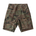 Men 2021 Fashion Vintage Army Green Camo Khaki Safari Utility Summer Cotton Woven Mid Knee Length Zipper Fly Breathable Cargo