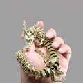 Decoration Brass 3d Living Dragon Decoration Antique Curio Feng Shui Chinese Dragon