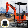 Mini Excavator Attachments 300mm Alloy Steel Strong Wear-resistant Teeth Bucket for 5 Ton New for Farm Work Ditching Dredging