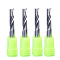 Uncoated Single Flute Endmills Carbide Milling Cutter for Aluminum Processing