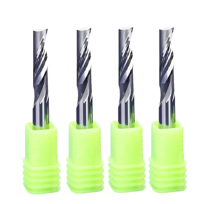 Uncoated Single Flute Endmills Carbide Milling Cutter for Aluminum Processing