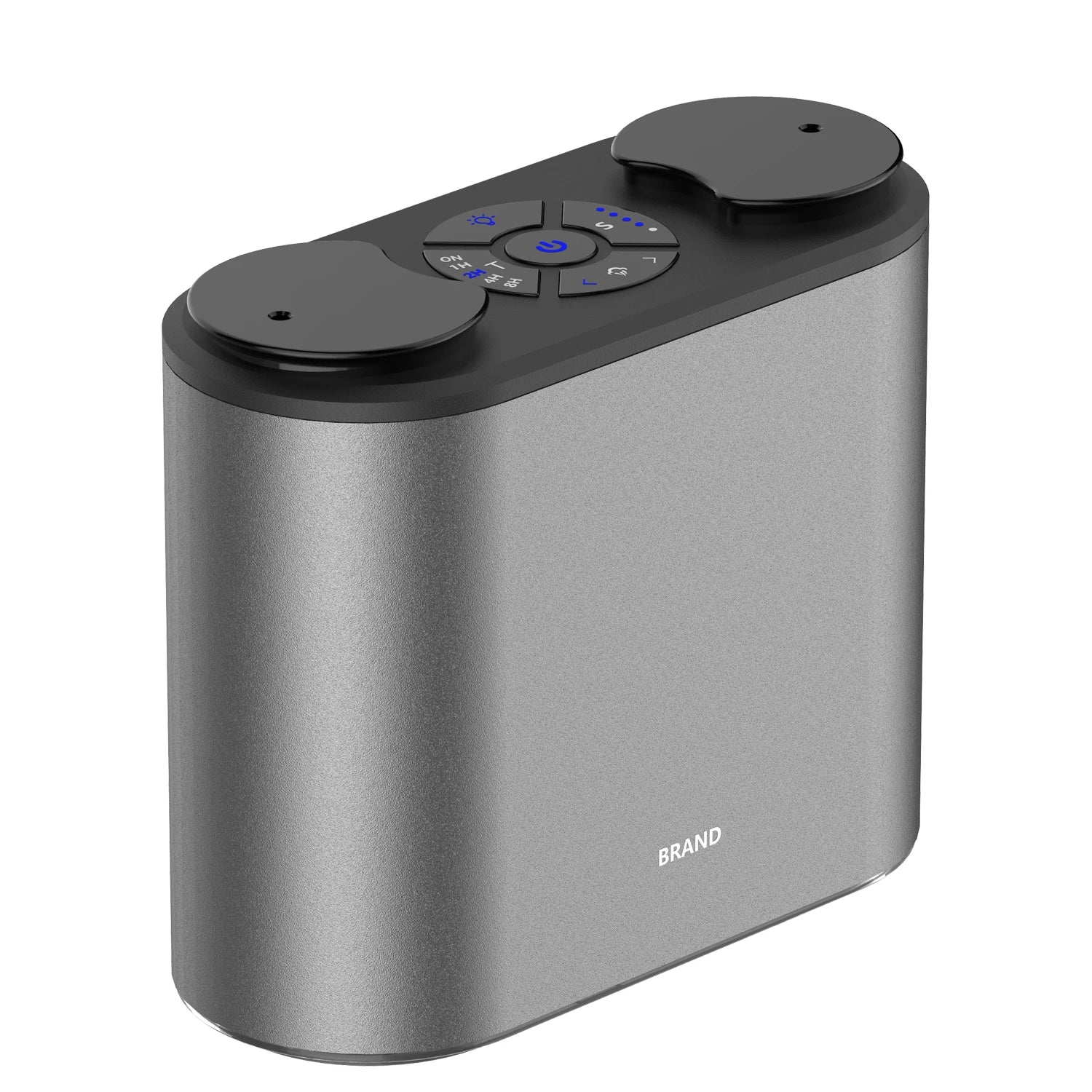 Professional Grade Battery Operated Cordless Nebulizing Diffuser Double Nozzle Design Waterless Aromatherapy Diffuser for Metal