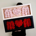 Wholesale Flower Packaging Mother's Day Folding Rectangular Mom Flower Box with Transparent Window