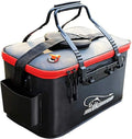 8 Gallon Porta Ble Foldable Live Fish and Bait Bucket with Holes for Outdoor Fishing-Live Bait Storage