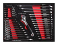 33PCS Combination Wrench Double Open End Wrench and Adjustable Wrench Hand Tool Set