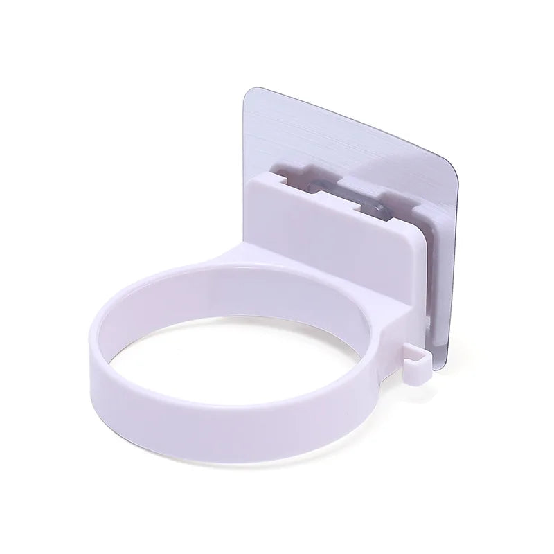 Wall Mounted Type Bathroom Hair Dryer-free Storage Rack Household Wall-mounted Hair Dryer Rack Simple Hair Dryer Storage Rack