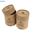 Custom Food Grade Biodegradable Tea Coffee Bean Round Cylinder Box Creative Tea Bag Round Kraft Paper Tube Packaging