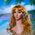 Customized Kylin Brand 9CM Artificial EVA Foam Hibiscus Hair Pick KN-hf057 Multi-color Fashion Island Party Daily Use Decorative