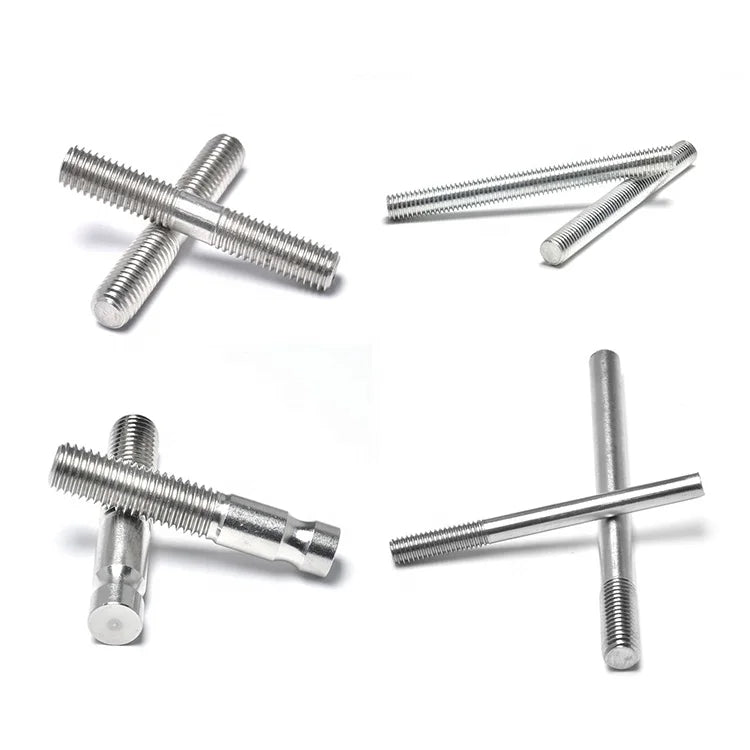 Hanjie Supply SS 304 Stainless Steel M6 M8 M10 Single and Double Threades End Bolt Stud