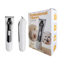 Electric Modern Simple Plastic Pet Grooming Hair Clipper 3.7V Portable Rechargeable Tool for Small Animals and Cats