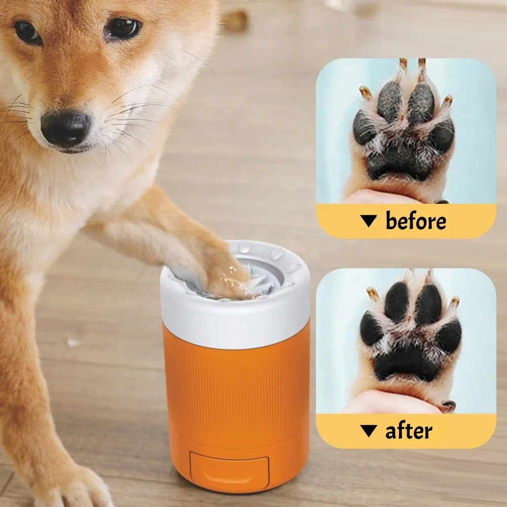 USMILEPET Wholesale of New Products Plastic Pet Foot Washing Bath Cup Tool Portable Dog Paw Cleaner Cup for Pet Cleaning Beauty