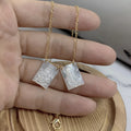 New Figaro Chain Virgin Mary Jesus Necklace Women Pearl Shell Jewelry Pendant Necklaces