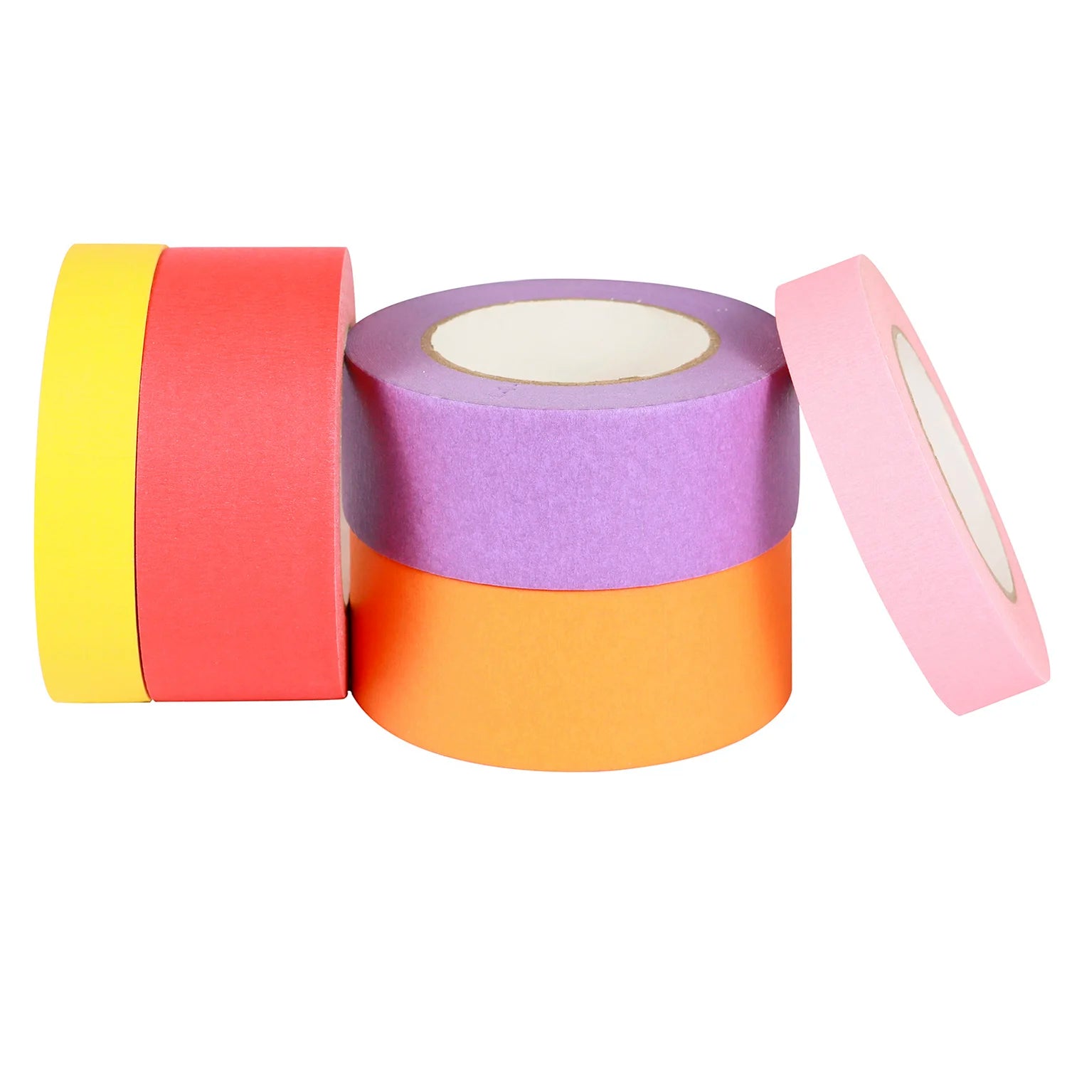 General Purpose No Residue White Natural Rubber Indoor Painting Easy Sticky Masking Paper Tape