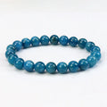 Wholesale Blue Apatite AAA Bracelets High Quality Natural Gemstone Beads Customizable Bracelet for Men Women