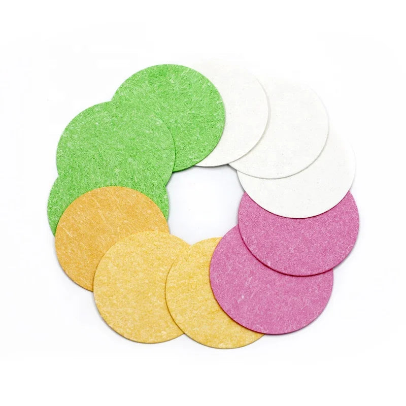 Makeup Removing  Tool Wood Pulp Sponge Cellulose Makeup Puff Cleansing Cream Sponge Cleansing and Makeup Removing  Tool