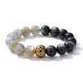 Veromca Original Light Luxury Grey Moonlight Stone Crystal Beaded Bracelet Best Selling Fashion Jewelry for Women Men Wholesale