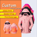Customization Heated Electric USB Thermal Winter Vest Face Jacket for Men Women Windproof Eco-Friendly Breathable V-neck Collar