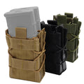 Tactical Molle Nylon Double 5.56 Mag Pouch 15 Mag Capacity Universal Outdoor Use