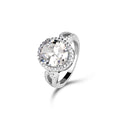 Mascot Fashion Jewelry Rings Sterling Silver 925 Adjustable Ring with Stone
