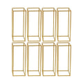 HOT Rectangular Frame Flower Rack Wedding Metal Vase Stand Column Vases Stand Detachable Flower Stand for Wedding Party