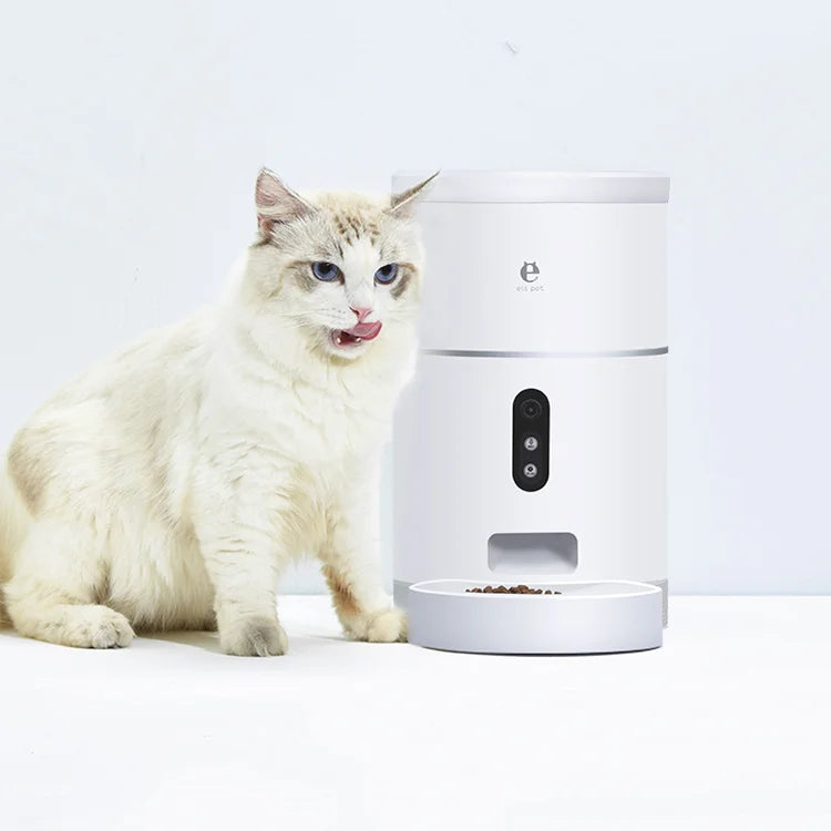 2022 Newest Smart Wifi Control Automatic Pet Feeder Microchip Automatic Dog Pet Bowls Food Feeder in Stock