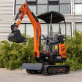 Smallest Crawler Mini Compact Excavator 1800kg EPA EURO5 Standard Digger for Sale