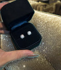IGI Certified 1CT Lab Grown Diamond Filled White D Color Classic Unisex 4 Prongs Screw Back Studs Round 14K Solid Gold Earrings