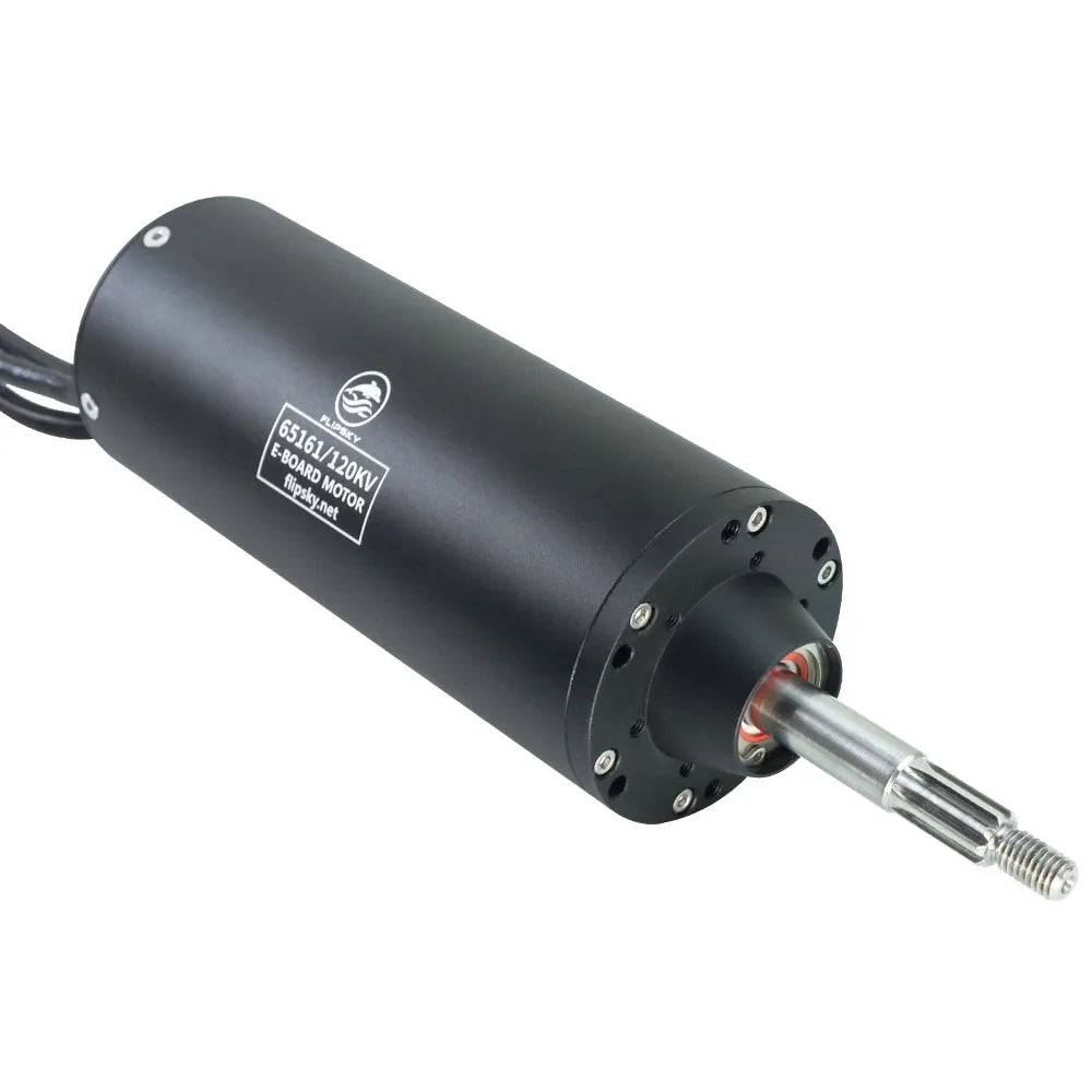 Flipsky Thread/Spline Shaft 100KV/120KV 200A 6000W Waterproof Motor 65161 Without Propeller for Surfing/Ejet/Ebike/Efoil
