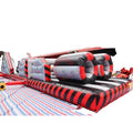 50ft Long Inflatable Obstacle Course for Outdoor Play  Amusement Park Equipment Fun Land Challenge Playground