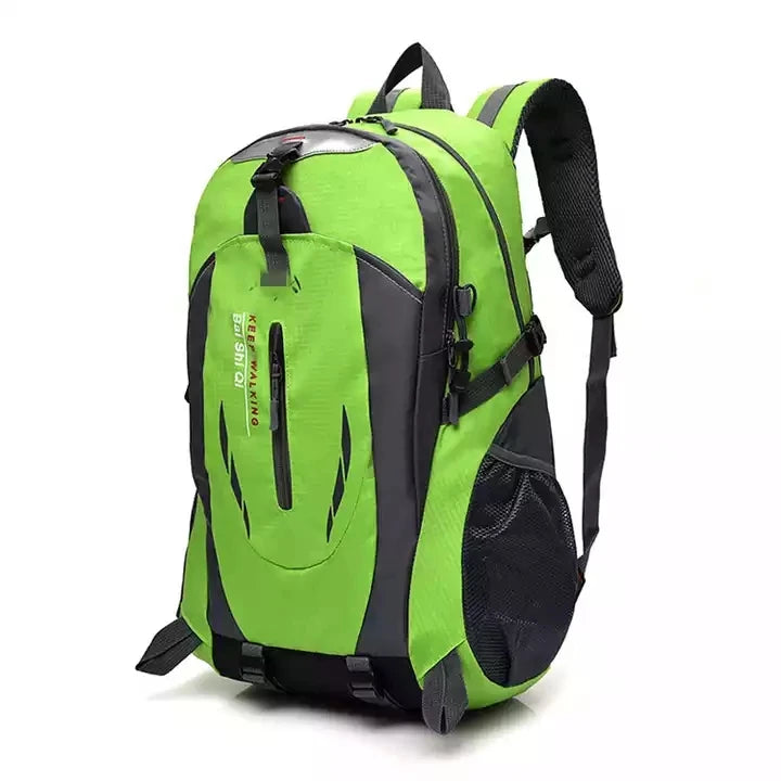 OEM 50 Liter Eco-Friendly Trekking Gym Backpack 600D Waterproof Polyester with Stylish Zip for Fitness enthusiasts