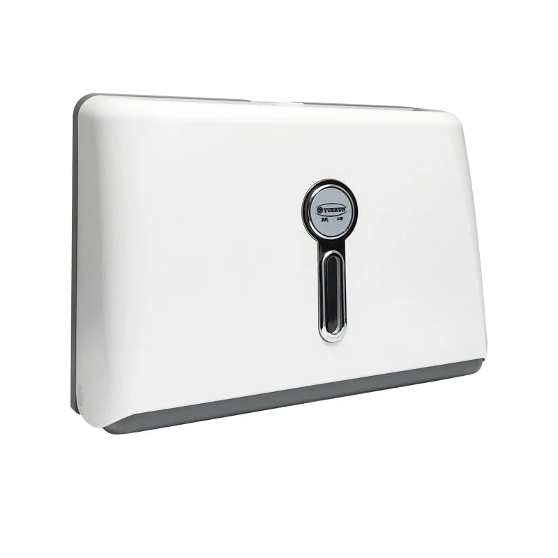 ABS Plastic Wall Mounted Manual Paper Towel Dispenser Z-Fold Hand Tissue Dispenser for Bathroom Use