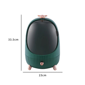 Customizable Round ABS Storage Box Plastic Cosmetic Organizer Various Sizes for Desktop Storage Factory Manufacture