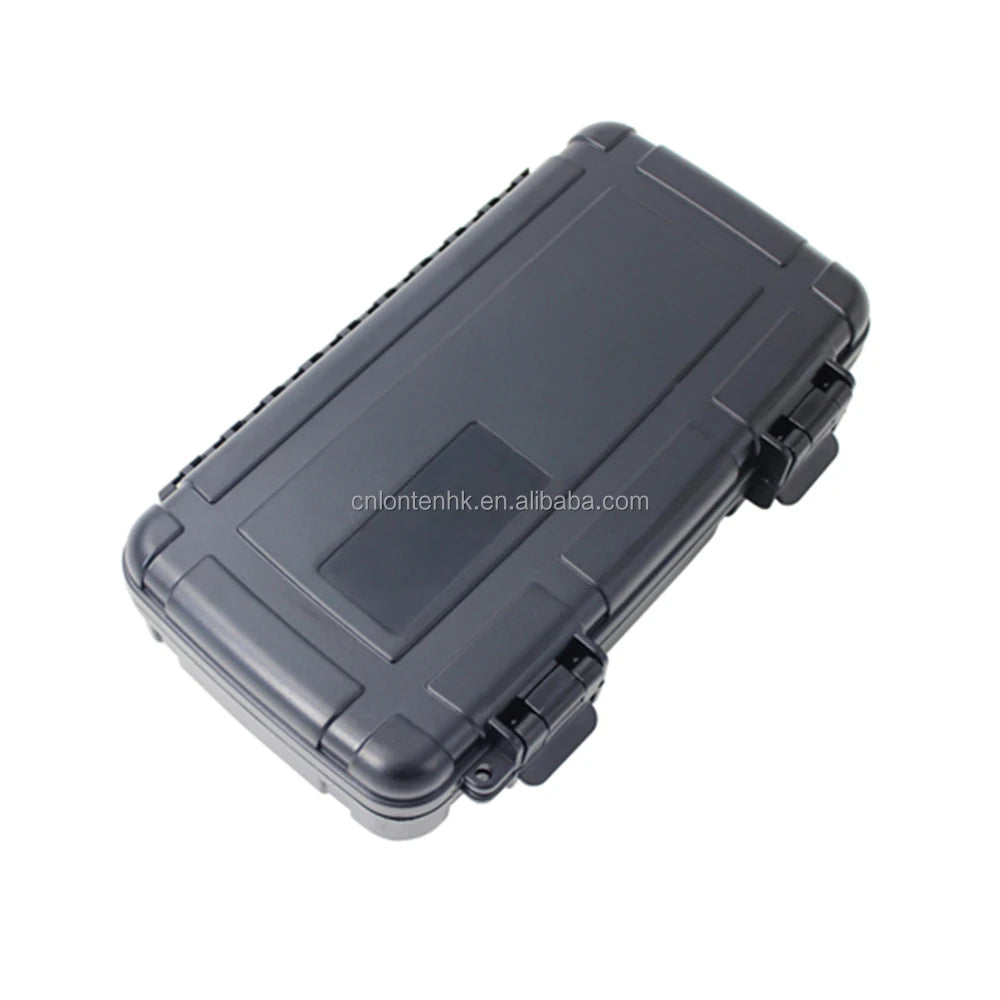 Lonten Wholesale Plastic Humidor Box Portable Travel Plastic Cigar case Waterproof  Cigar case Set with Lighter and Cutter
