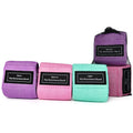 Custom logo Home Exercise Wide Anti-slip Fabric Cotton Booty Resistance Band 3 Levels Loop Band for Body Shaping MegaBDM