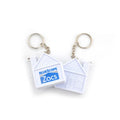 Custom Logo Printed House Shape Keychain Measuring Tape Mini Portable Small Retractable Steel Tape Measure