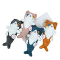 Cute Fish Cat Pet Plush Keychain Animal Kawaii Soft Kitten Animal Car Bag Pendant Charm Doll Gift Stuffed Animal Toys Wholesale