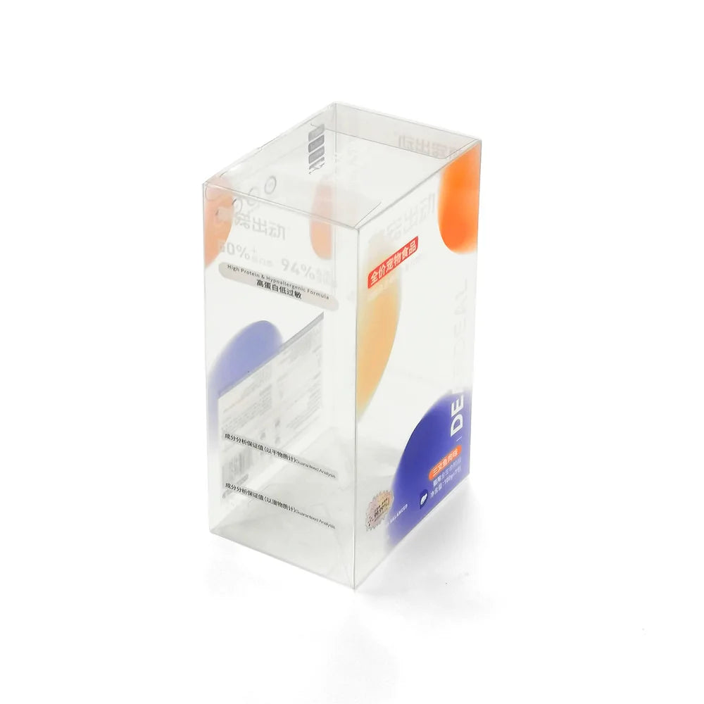 Custom Foldable PVC PET PP Salmon Food Packaging Boxes Plastic