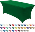 4ft 6ft 8ft Rectangular Fitted Spandex Handmade Customizable Wedding Party Event Stretchable Tablecloths